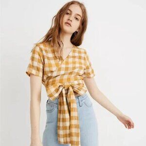 Ace & Jig Sierra Wrap Top in Fez